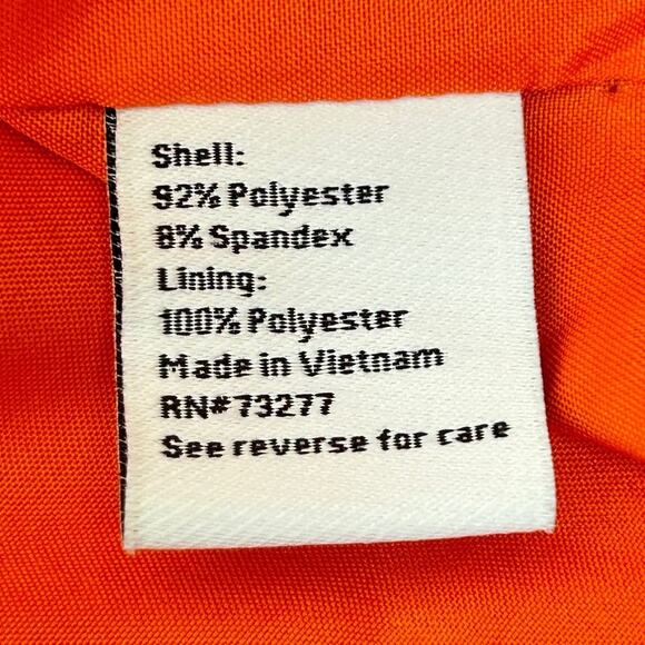 Nine West Neon Orange Blazer Size 6 NWT Maximalist Wear to Work Office Dopamine - Picture 9 of 10